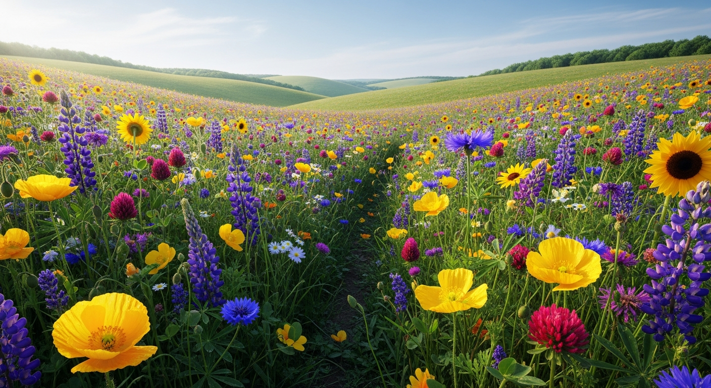 Wildflower meadow landscape 420a1188 7w6lDC4M