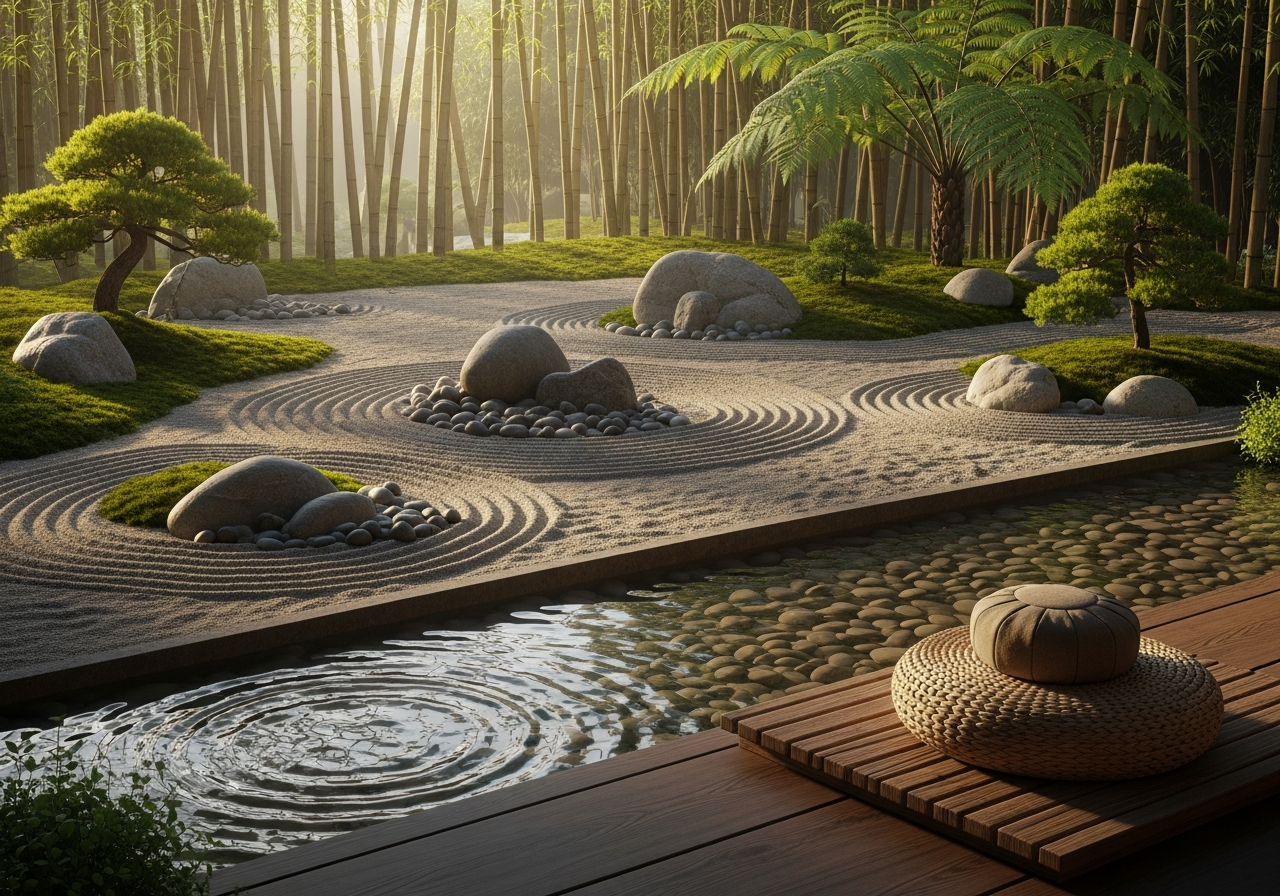 Zen garden meditation space a6e08580 DhTjb Gr